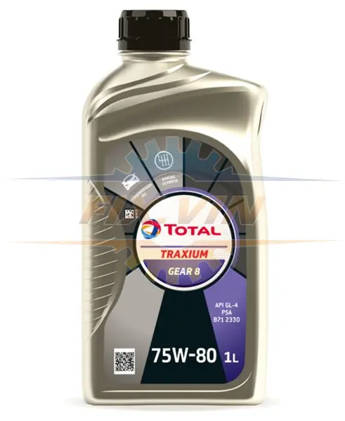 Олива MTF TRAXIUM (1L) 75W80 API GL-4+ CITROEN B71 2330 PEUGEOT B71 2330 TOTAL TRA.GEAR 8 75W80 1L (фото 1)
