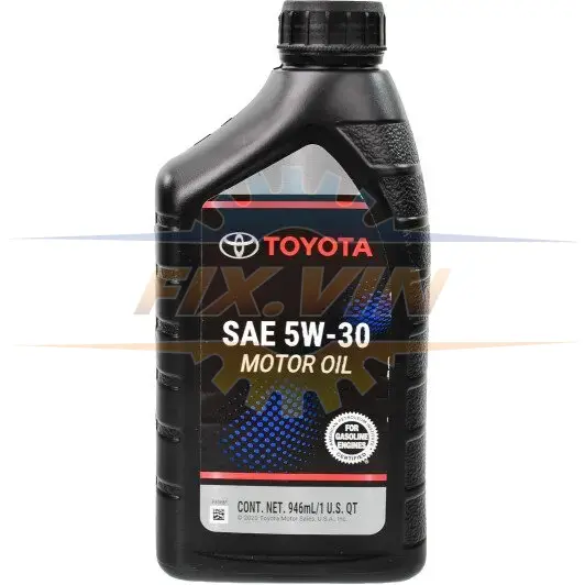 Олива моторна TOYOTA 5W30 USA 1л TOYOTA/LEXUS 00279-1QT5W (фото 1)