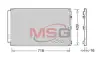 Радиатор кондиционера в сборе TOYOTA/LEXUS 88460-50181 (фото 1)