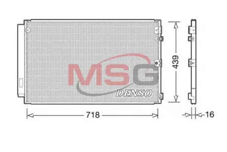 Радиатор кондиционера в сборе TOYOTA/LEXUS 88460-50181