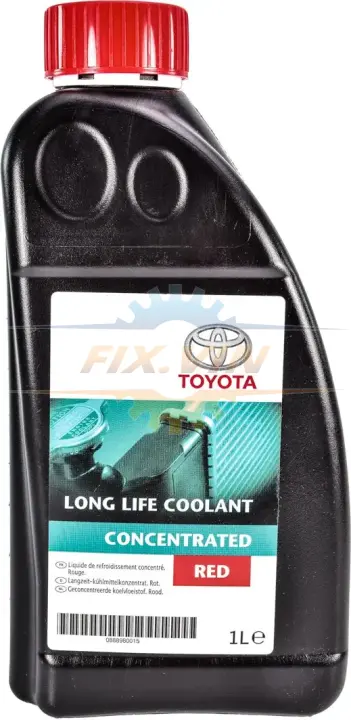 Антифриз TOYOTA Long Life Coolant G12 концентрат червоний 1л TOYOTA/LEXUS 08889-80015 (фото 1)