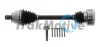 TRAKMOTIVE AUDI піввісь лів. L=535mm, L2=550mm 36 зуб. A3 1.4 TFSI 07-12, VW GOLF VI 1.2 TSI 08-12 Trakmotive/Surtrack 301690 (фото 1)