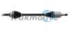 TRAKMOTIVE CITROEN Полуось передн.лів. L=658mm, 25/22 зуб. Nemo 1.4HDI Trakmotive/Surtrack 301725 (фото 1)