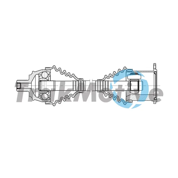 TRAKMOTIVE AUDI Напіввісь передня права A6 C6 (4F2) 2.0 TDI 04-11 Trakmotive/Surtrack 301868 (фото 1)