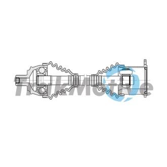 TRAKMOTIVE AUDI Напіввісь передня права A6 C6 (4F2) 2.0 TDI 04-11 Trakmotive/Surtrack 301868