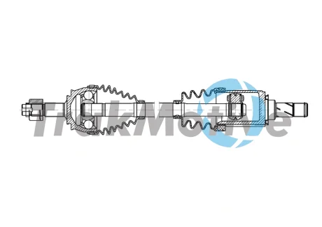 TRAKMOTIVE OPEL Напіввісь передн. лів. CORSA D (S07) 1.2 (L08, L68) 06-14 Trakmotive/Surtrack 301909