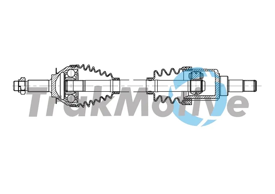 TRAKMOTIVE VW Напіввісь UP! 1.012-, SKODA CITIGO (NF1) 1.0 11-19, SEAT Mii (KF1, KE1) 1.0 11-19 Trakmotive/Surtrack 301911 (фото 1)