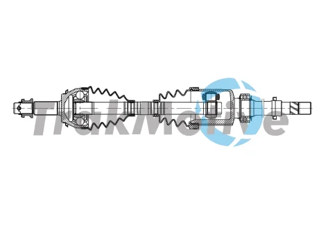 TRAKMOTIVE NISSAN Напіввісь передн. прав. QASHQAI II 1.2 DIG-T 13- Trakmotive/Surtrack 301916