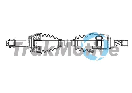 TRAKMOTIVE NISSAN Напіввісь передн. лів. QASHQAI II (J11, J11) 1.2 DIG-T 13- Trakmotive/Surtrack 301917