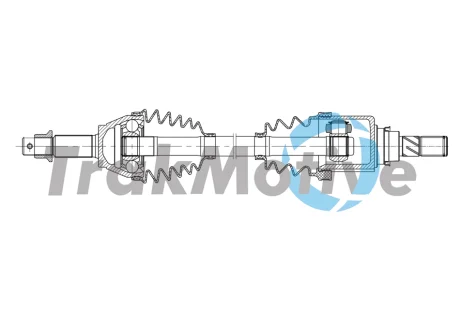 TRAKMOTIVE NISSAN Напіввісь передн. прав. JUKE (F15) 1.6 10-19 Trakmotive/Surtrack 301934