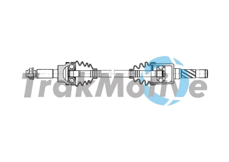 TRAKMOTIVE FORD Напіввісь передн. лів. / прав. KUGA II (DM2) 1.6 EcoBoost 4x4 13-14 Trakmotive/Surtrack 301998