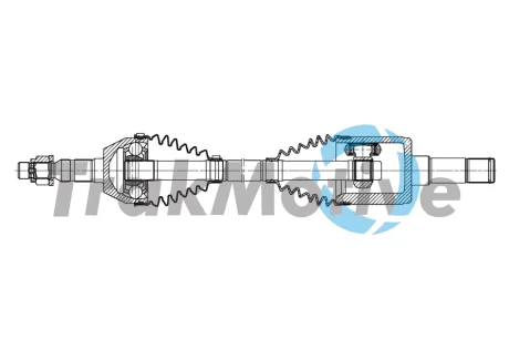 TRAKMOTIVE OPEL Напіввсь передн. лів. MERIVA B (S10) 1.4 10-17 Trakmotive/Surtrack 302005
