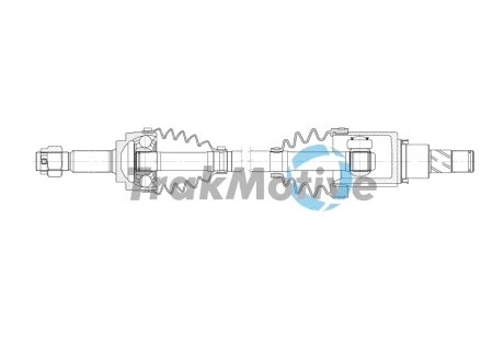 TRAKMOTIVE NISSAN Напіввісь передн. прав. MICRA IV (K13K, K13KK) 1.2 10-15 Trakmotive/Surtrack 302011
