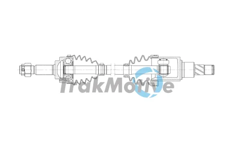 TRAKMOTIVE NISSAN Напіввісь передн. прав. MICRA IV (K13K, K13KK) 1.2 10-15 Trakmotive/Surtrack 302012