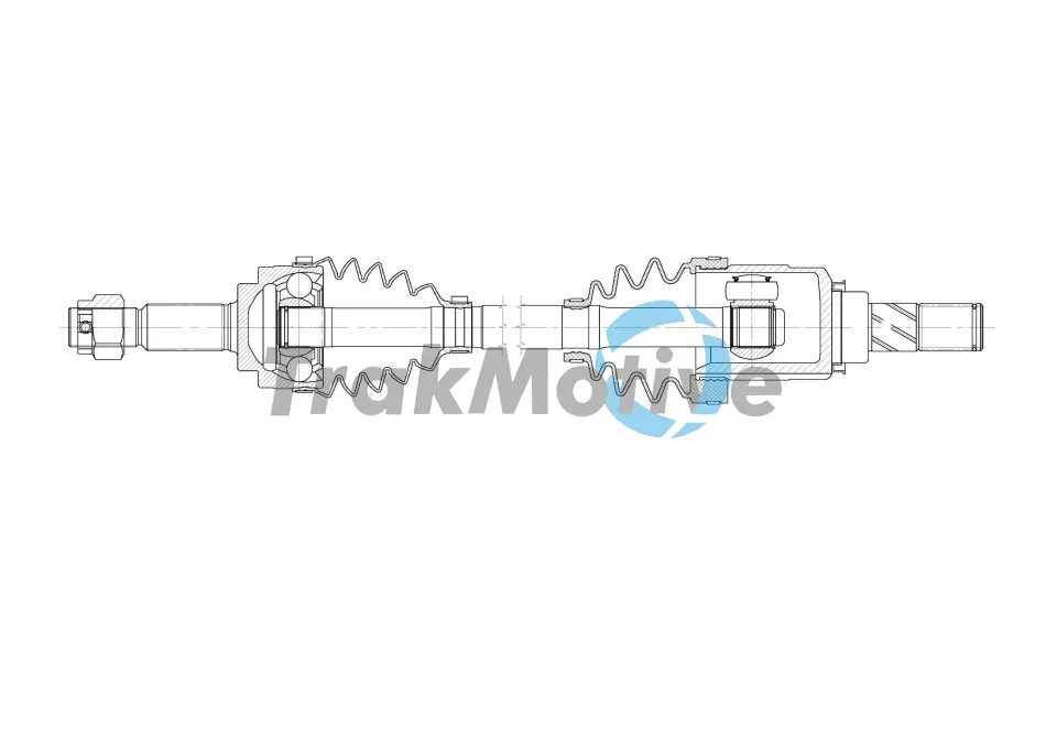 TRAKMOTIVE NISSAN Напіввісь передн. лів. MICRA IV (K13K, K13KK) 1.2 10-15 Trakmotive/Surtrack 302019 (фото 1)