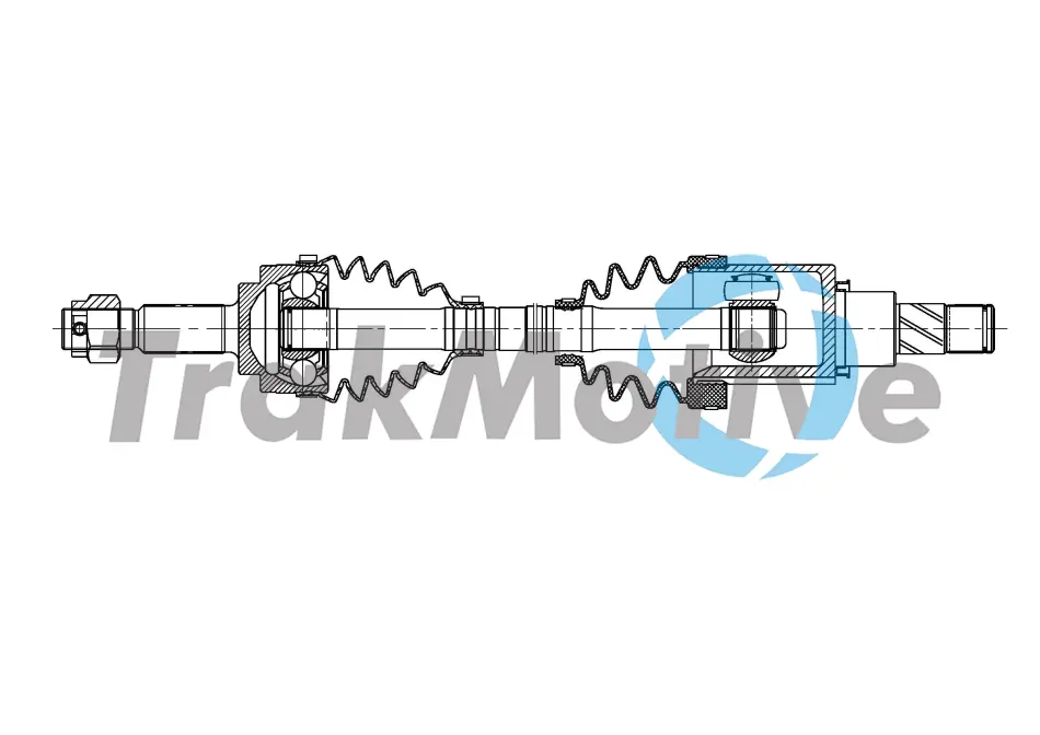 TRAKMOTIVE NISSAN Напіввісь передн. лів. MICRA IV (K13K, K13KK) 1.2 10-20 Trakmotive/Surtrack 302033 (фото 1)