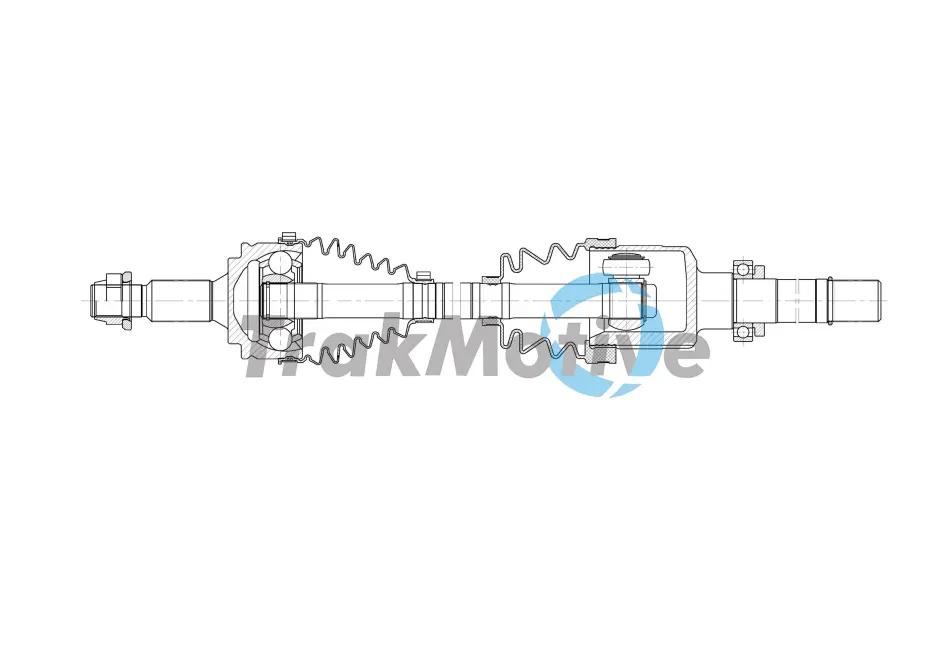 TRAKMOTIVE CITROEN Напіввісь передн. прав. C4 CACTUS 1.5 BlueHDi 120 18-, OPEL GRANDLAND X Van 1.2 18-21, PEUGEOT 3008 Trakmotive/Surtrack 302034 (фото 1)