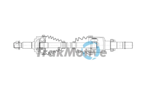 TRAKMOTIVE CITROEN Напіввісь передн. прав. C4 CACTUS 1.5 BlueHDi 120 18-, OPEL GRANDLAND X Van 1.2 18-21, PEUGEOT 3008 Trakmotive/Surtrack 302034