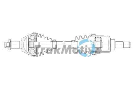 TRAKMOTIVE SEAT Привідний вал лів. IBIZA IV 15-16, SKODA Trakmotive/Surtrack 302036