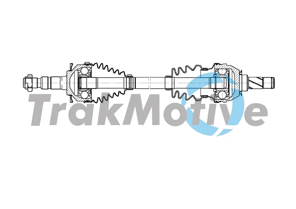 TRAKMOTIVE OPEL Напіввісь передн. ліва. ASTRA J (P10) 1.6 (68) 09-15 Trakmotive/Surtrack 302047 (фото 1)