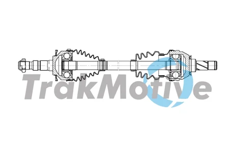 TRAKMOTIVE OPEL Напіввісь передн. ліва. ASTRA J (P10) 1.6 (68) 09-15 Trakmotive/Surtrack 302047