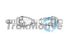TRAKMOTIVE OPEL Напіввісь передн. ліва. ASTRA J (P10) 1.6 (68) 09-15 Trakmotive/Surtrack 302048 (фото 1)