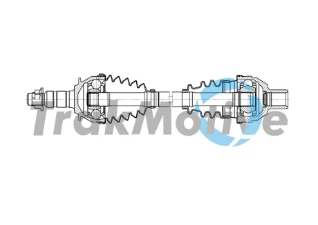 TRAKMOTIVE OPEL Напіввісь передн. ліва. ASTRA J (P10) 1.6 (68) 09-15 Trakmotive/Surtrack 302048