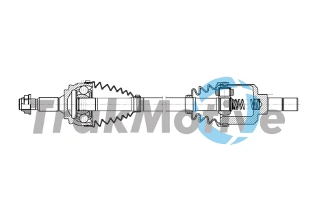TRAKMOTIVE CITROEN Напіввісь передн. лів. C4 PICASSO II 1.6 BlueHDi 120 14-, PEUGEOT 3008 Trakmotive/Surtrack 302055