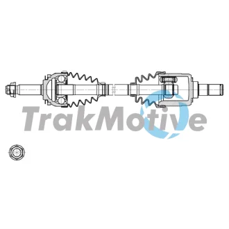 TRAKMOTIVE KIA Напіввісь передн. лів. RIO II (JB) 1.5 CRDi 08-11 Trakmotive/Surtrack 302139