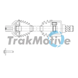 TRAKMOTIVE FORD Напіввісь передн. лів. MONDEO IV (BA7) 2.2 TDCi 08-10 Trakmotive/Surtrack 302155