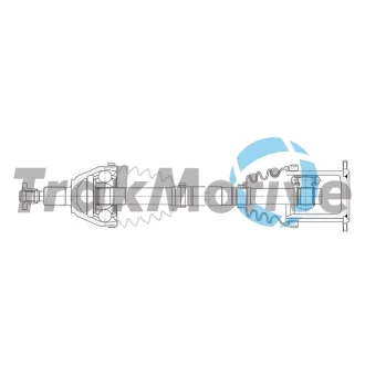 TRAKMOTIVE AUDI Напіввісь передн. лів. A1 (8X1, 8XK) 1.0 TFSI 15-18, SEAT, SKODA, VW Trakmotive/Surtrack 302162