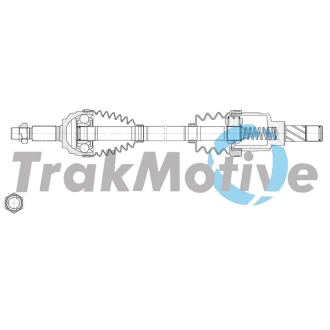 TRAKMOTIVE RENAULT піввісь ліва CLIO IV 1.5 dCi 75 Trakmotive/Surtrack 302179