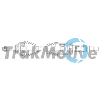 TRAKMOTIVE FORD Напіввісь передн. прав. FIESTA VI (CB1, CCN) 1.6 ST 13-17 Trakmotive/Surtrack 302184
