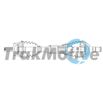 TRAKMOTIVE VOLVO Напіввісь передня ліва XC90 I (275) D5 AWD 02-06 Trakmotive/Surtrack 302190