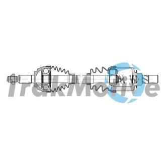 TRAKMOTIVE RENAULT Напіввісь передн. лів. MEGANE III 1.5 dCi 08-15, SCENIC III (JZ0/1) 1.5 dCi 09-16 Trakmotive/Surtrack 302198
