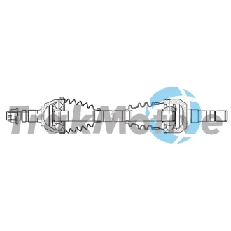 TRAKMOTIVE OPEL Напіввісь передня ліва/права VECTRA C (Z02) 2.8 V6 Turbo (F69) 05-08 Trakmotive/Surtrack 302220
