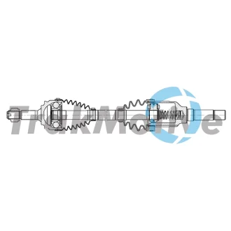 TRAKMOTIVE CITROEN Напіввісь передня права C3 II (SC) 1.6 BlueHDi 100 14-, PEUGEOT 208 I 1.6 GTi 12-19, DS Trakmotive/Surtrack 302226