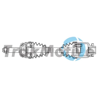 TRAKMOTIVE KIA Напіввісь передня права RIO II (JB) 1.5 CRDi 08-11 Trakmotive/Surtrack 302231