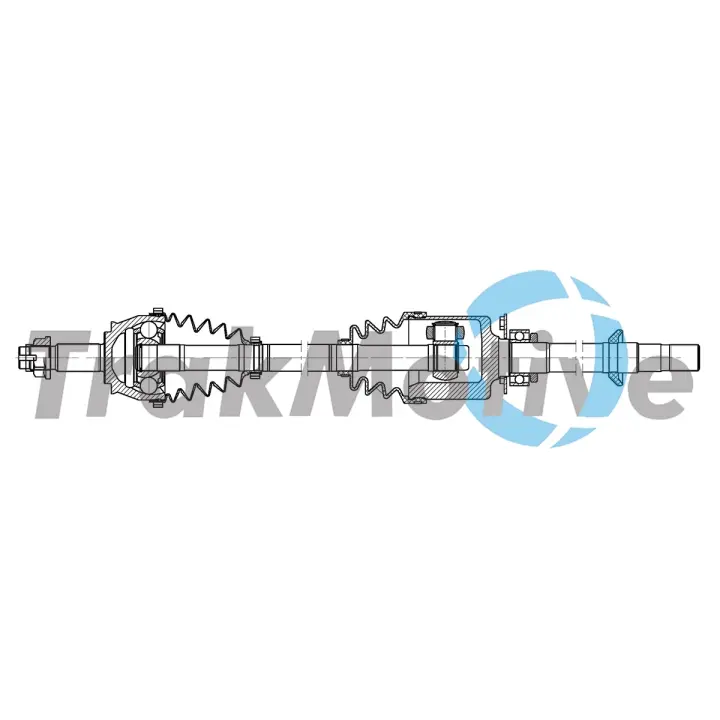 TRAKMOTIVE FIAT Напіввісь передня права FIORINO (225) 1.3 D Multijet 09- Trakmotive/Surtrack 302237 (фото 1)
