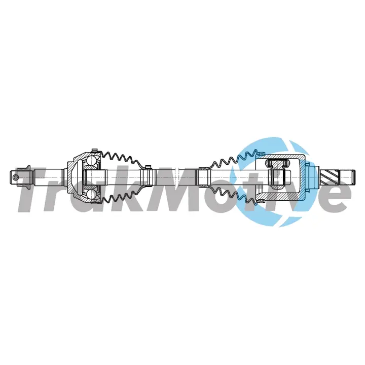 TRAKMOTIVE NISSAN Напіввісь передня ліва JUKE (F15) 1.5 dCi 10-19 Trakmotive/Surtrack 302247 (фото 1)