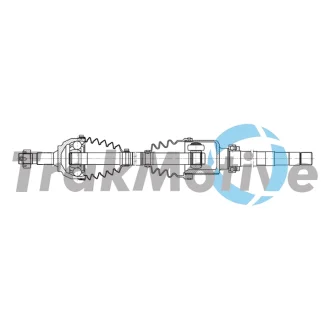 TRAKMOTIVE CITROEN Напіввісь права C4 I 2.0 HDi 04-11 Trakmotive/Surtrack 302256