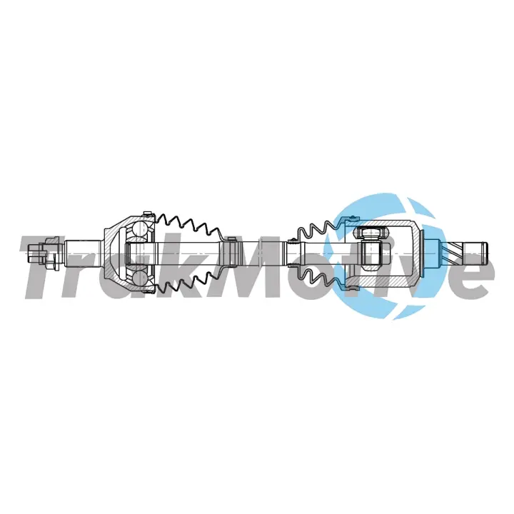 TRAKMOTIVE ALFA ROMEO Напіввісь передня ліва 159 (939_) 1.9 JTDM 8V 05-11 Trakmotive/Surtrack 302268 (фото 1)