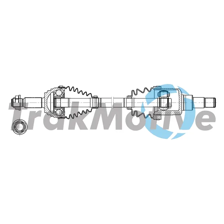 TRAKMOTIVE FORD Напіввісь передня ліва FIESTA VII (HJ, HF) 1.0 EcoBoost 17- Trakmotive/Surtrack 302280 (фото 1)