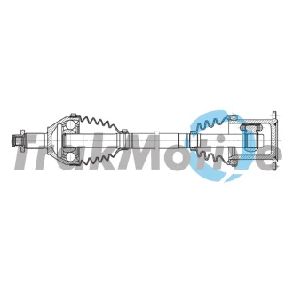 TRAKMOTIVE AUDI Напіввісь передня ліва A1 City Carver (GBH) 25 TFSI 19-22, VW POLO VI 1.0 TSI 20-, SKODA Trakmotive/Surtrack 302287