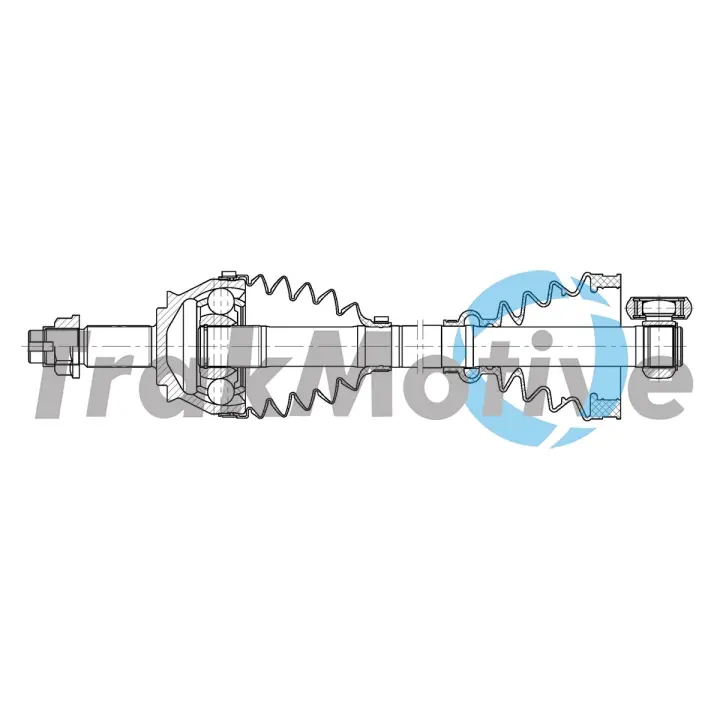 TRAKMOTIVE FIAT Напіввісь передня ліва Stilo -08 Trakmotive/Surtrack 302337 (фото 1)