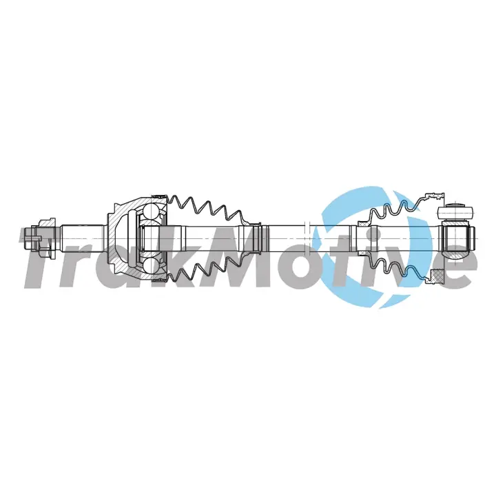 TRAKMOTIVE FIAT Напіввісь передня ліва STILO Multi Wagon (192) 1.9 D 04-08 Trakmotive/Surtrack 302345 (фото 1)