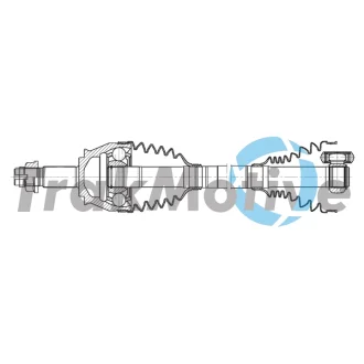 TRAKMOTIVE FIAT Напіввісь передня ліва/права DOBLO (263_) 1.6 D Multijet 10-23 Trakmotive/Surtrack 302353