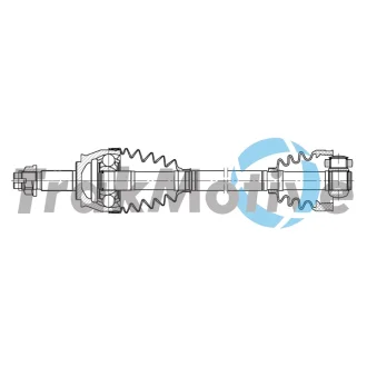 TRAKMOTIVE FIAT Напіввісь передня ліва/права GRANDE PUNTO (199) 1.6 D Multijet 08- Trakmotive/Surtrack 302356