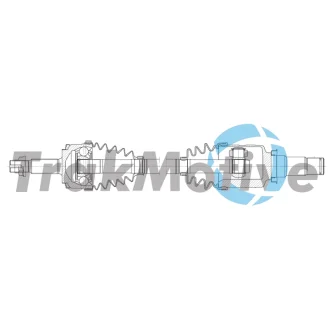 TRAKMOTIVE TOYOTA Напіввісь передня права COROLLA 1.8 VVTi Hybrid 19- Trakmotive/Surtrack 302595