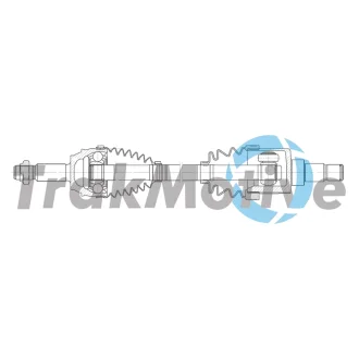TRAKMOTIVE FORD Напіввісь передня ліва FIESTA VI (CB1, CCN) 1.5 TDCi 12-17 Trakmotive/Surtrack 302607